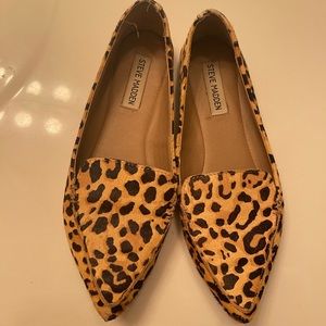 Steve Madden leopard loafer